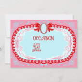 Candy Cameo Custom Save The Date (Achterkant)