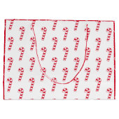 Candy Candy Candy Canes Merry Kerstmis Groot Cadeauzakje (Achterkant)
