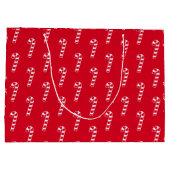 Candy Candy Candy Canes Merry Kerstmis Groot Cadeauzakje (Achterkant)