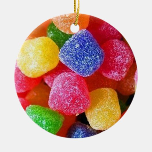 ***CANDY CANDY CANDY*** KERSTVERSIERING KERAMISCH ORNAMENT (Voorkant)