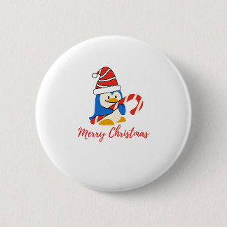 Candy Candy Cane Cute Merry Kerstmis Ronde Button 5,7 Cm
