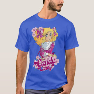 Candy Candy Roze Cartoon Japans Jaren 80 Vintage A T-shirt