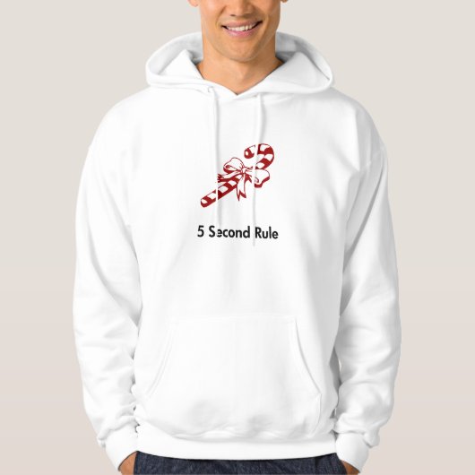 Candy Cane 5 tweede regel Hoodie (Voorkant)