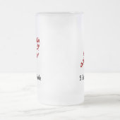 Candy Cane 5 tweede regel Matglas Bierpul (Center)