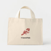 Candy Cane 5 tweede regel Mini Tote Bag (Voorkant)