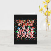 Candy Cane 67 Squad Christmas Party  Kaart (Gele Bloem)