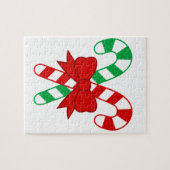 Candy Cane 8x10 Fotopuzzel met geschenkdoos Legpuzzel (Horizontaal)