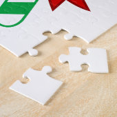 Candy Cane 8x10 Fotopuzzel met geschenkdoos Legpuzzel (Zijkant)