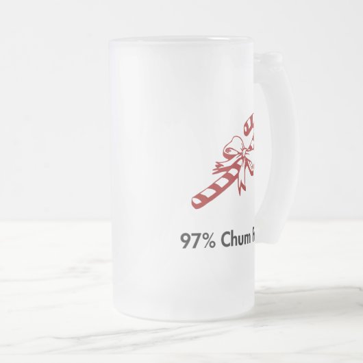 Candy Cane 97 procent chum Matglas Bierpul (Voorkant rechts)