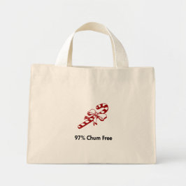 Candy Cane 97 procent chum Mini Tote Bag