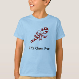 Candy Cane 97 procent chum T-shirt