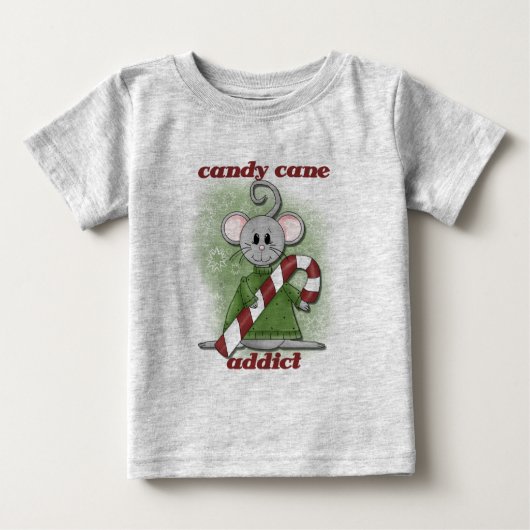 Candy Cane Addict Tshirts en geschenken (Voorkant)