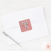 Candy Cane Adres Sticker (Envelop)