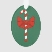 Candy Cane and Bow Ornament (achterkant)