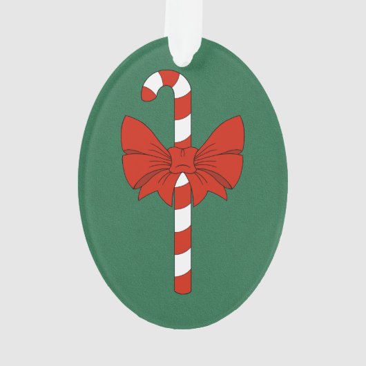 Candy Cane and Bow Ornament (achterkant)