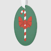 Candy Cane and Bow Ornament (voorkant)