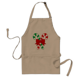 Candy Cane Apron Standaard Schort