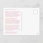 Candy Cane Arches Modern Holiday Photo Briefkaart (Achterkant)