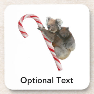 Candy Cane Australian Koala Beren Drankjes Onderzetter