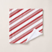Candy Cane Bad Handdoek (Wasdoekje)