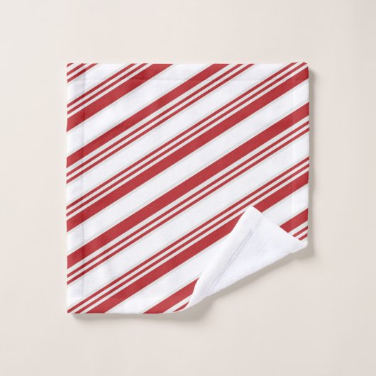 Candy Cane Bad Handdoek (Wasdoekje)