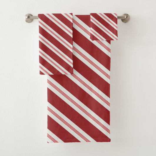 Candy Cane Bad Handdoek (Insitu)
