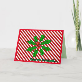 Candy Cane Basics Kerstdiner Uitnodiging
