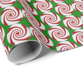 Candy Cane Basics Pepermunt Drop #2 Cadeaupapier (Rol Hoek)