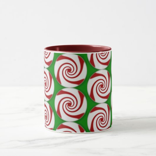 Candy Cane Basics Peppermint Drop Mok (Midden)