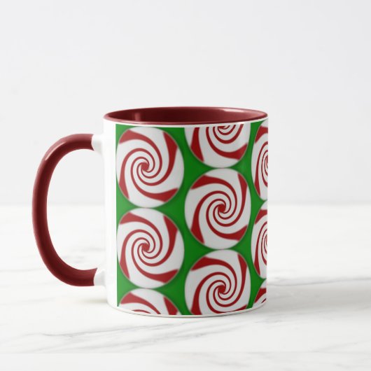 Candy Cane Basics Peppermint Drop Mok (Links)