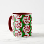 Candy Cane Basics Peppermint Drop Mok (Voorkant links)