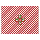 Candy Cane Basics Red/White Tafelkleed (Voorkant (Horizontaal))