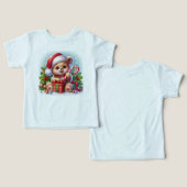 Candy Cane Bear" – Adorable Baby Bear Christmas To (Ontwerp Voorkant & Achterkant)