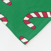 Candy Cane blanket Fleece Deken (Hoek)