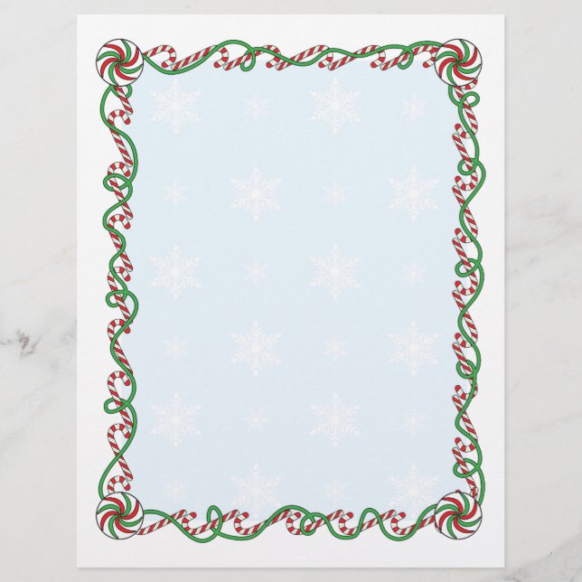 Candy Cane Border (Voorkant)