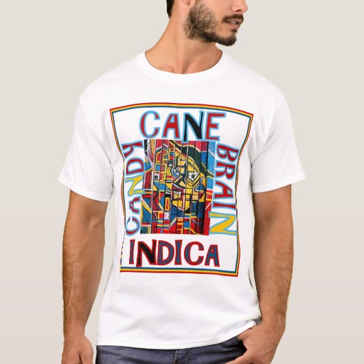 CANDY CANE BRAIN INDICA T-SHIRT (Voorkant)