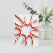 Candy Cane Briefkaart (Staand voorkant)