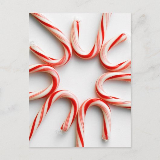 Candy Cane Briefkaart (Voorkant)