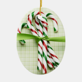 Candy Cane Bundel Keramisch Ornament