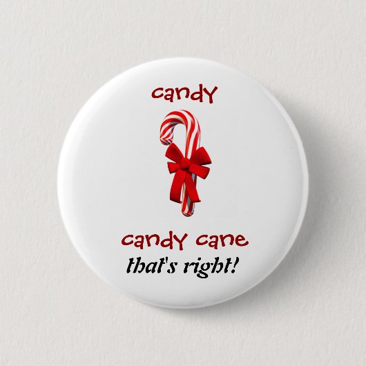 Candy Cane Button (Voorkant)