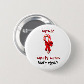 Candy Cane Button (Voorkant /achterkant)