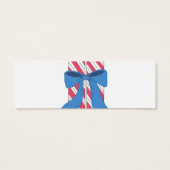 Candy Cane Cadeaubijslaters Mini Visitekaartjes (Achterkant)
