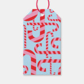 Candy Cane Cadeaulabel (Voorkant)