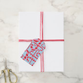 Candy Cane Cadeaulabel (Met Touw)