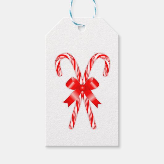 Candy Cane Cadeaulabel (Voorkant)