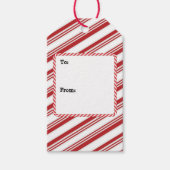 Candy Cane Cadeaulabel (Voorkant)