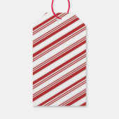 Candy Cane Cadeaulabel (Achterkant)
