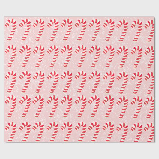 Candy Cane Cadeaupapier (Vlak)
