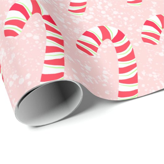 Candy Cane Cadeaupapier (Rol Hoek)