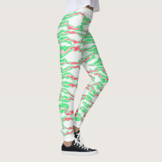 Candy Cane Camo Leggings